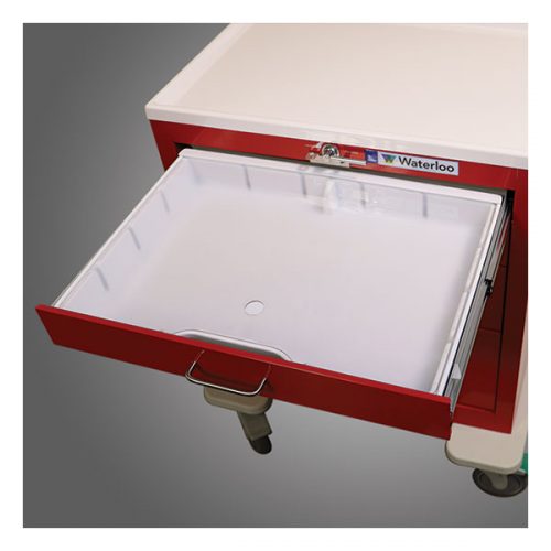 White Divider Box with Clear Lid