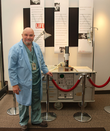 Dr. Joel J. Nobel and the Max Cart, 1965