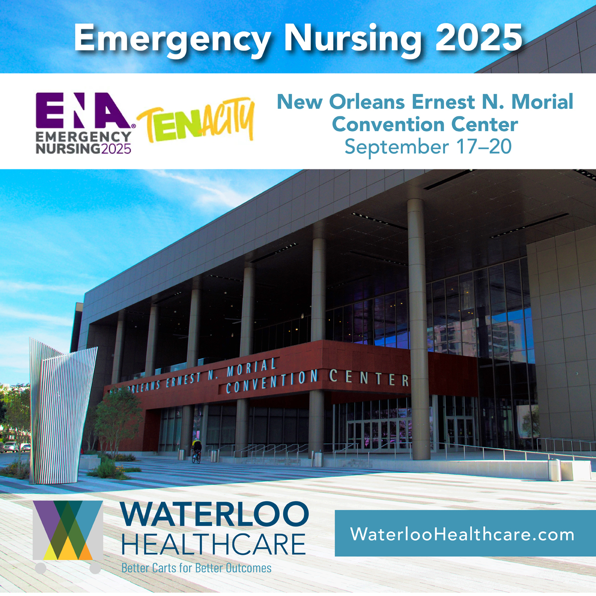 Waterloo Healthcare is headed to New Orleans for Emergency Nursing 2025