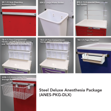 Steel Deluxe Anesthesia Package (ANES-PKG-DLX)