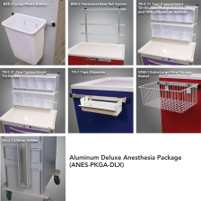 Aluminum Deluxe Anesthesia Package (ANES-PKGA-DLX)