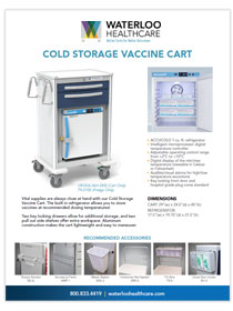 Cold Storage Vaccine Cart Product Sheet