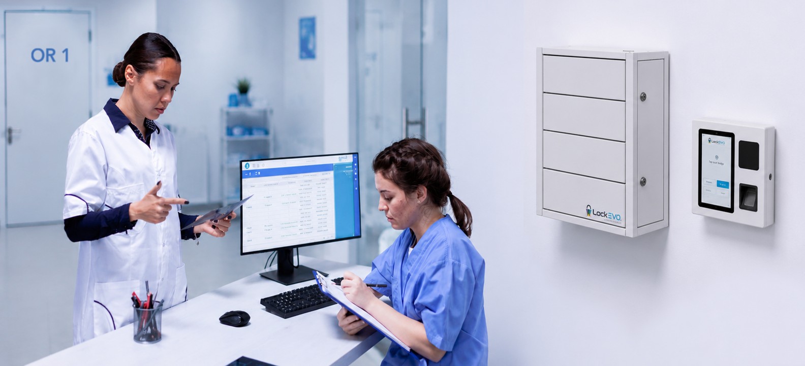 hospital desk