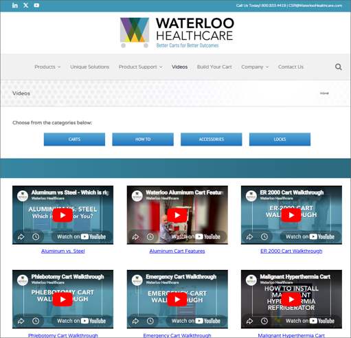 Waterloo Healthcare Videos